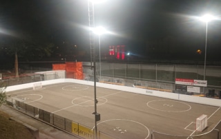 Bild der Inlinehockey-Aussenanlage des Clubs Paradiso Tigers