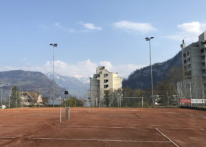 Bild des Tennisplatzes des TC Hergiswil